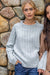 Sienna Rollneck Sweater - Light Heather Grey
