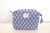 Quilted Makeup Bag - Indigo Mini Dandelion
