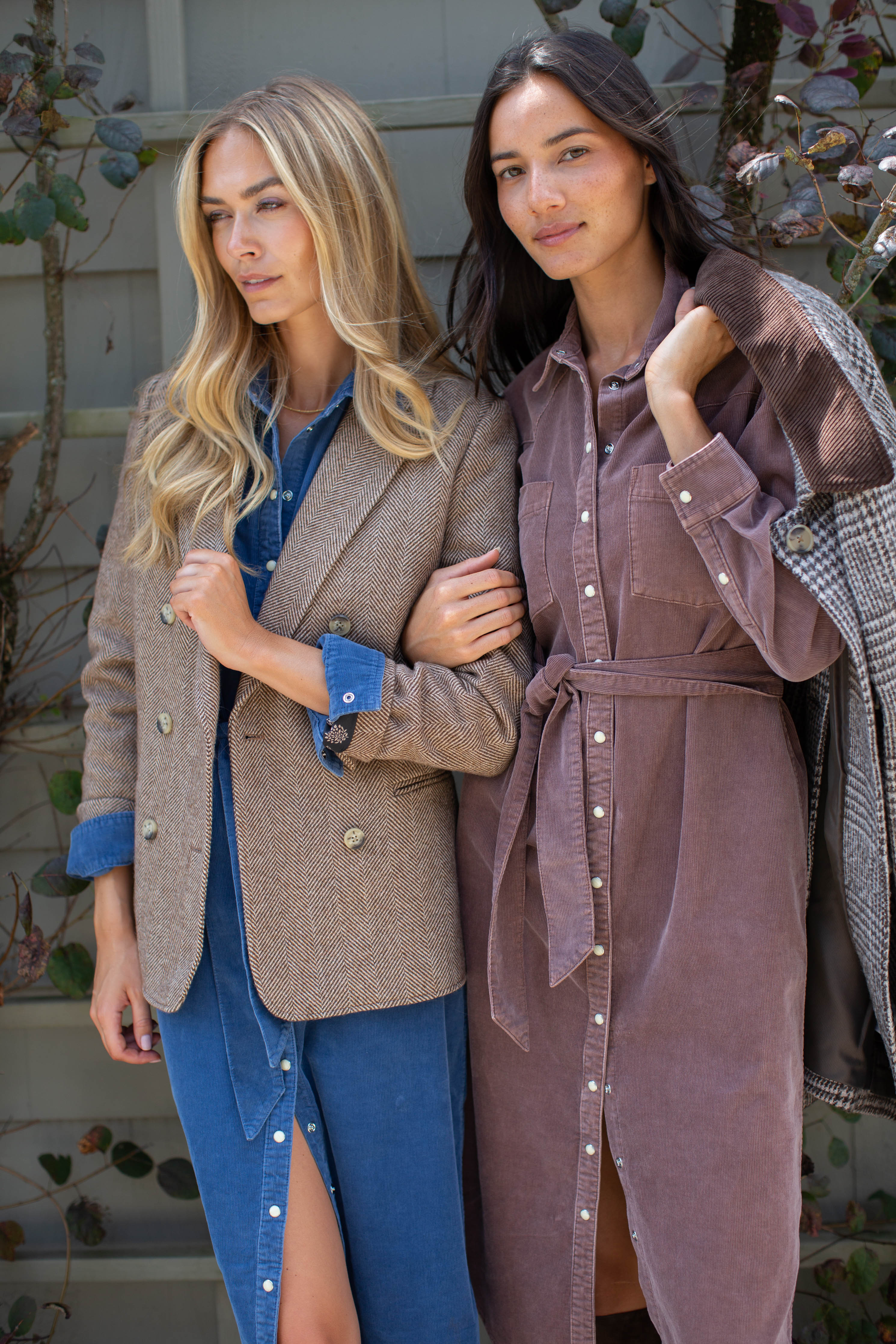 Teagan Corduroy Shirtdress - Brown – Marea by Liz Joy