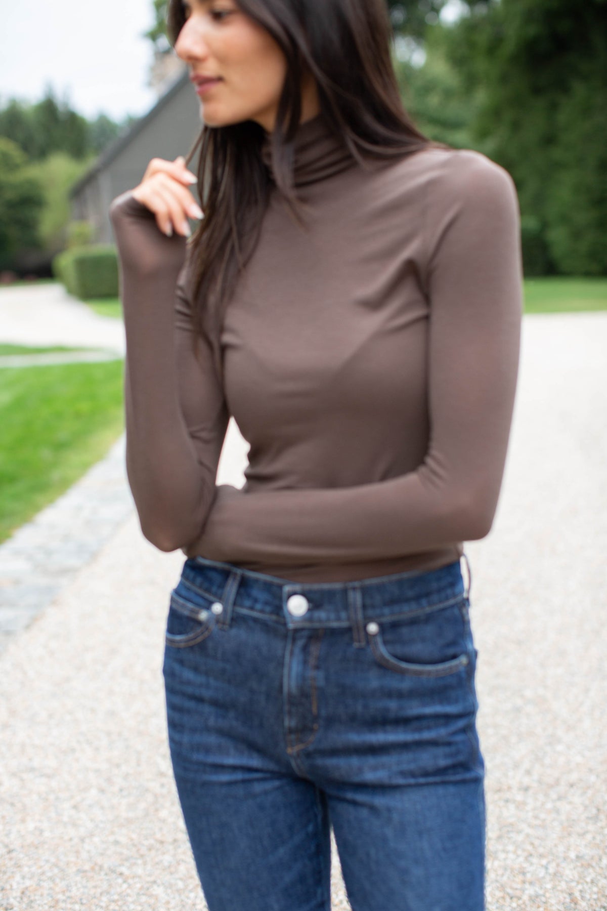 Layering Turtleneck - Brown