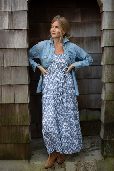 Siesta Dress - Winter Floral  Marea by Liz Joy