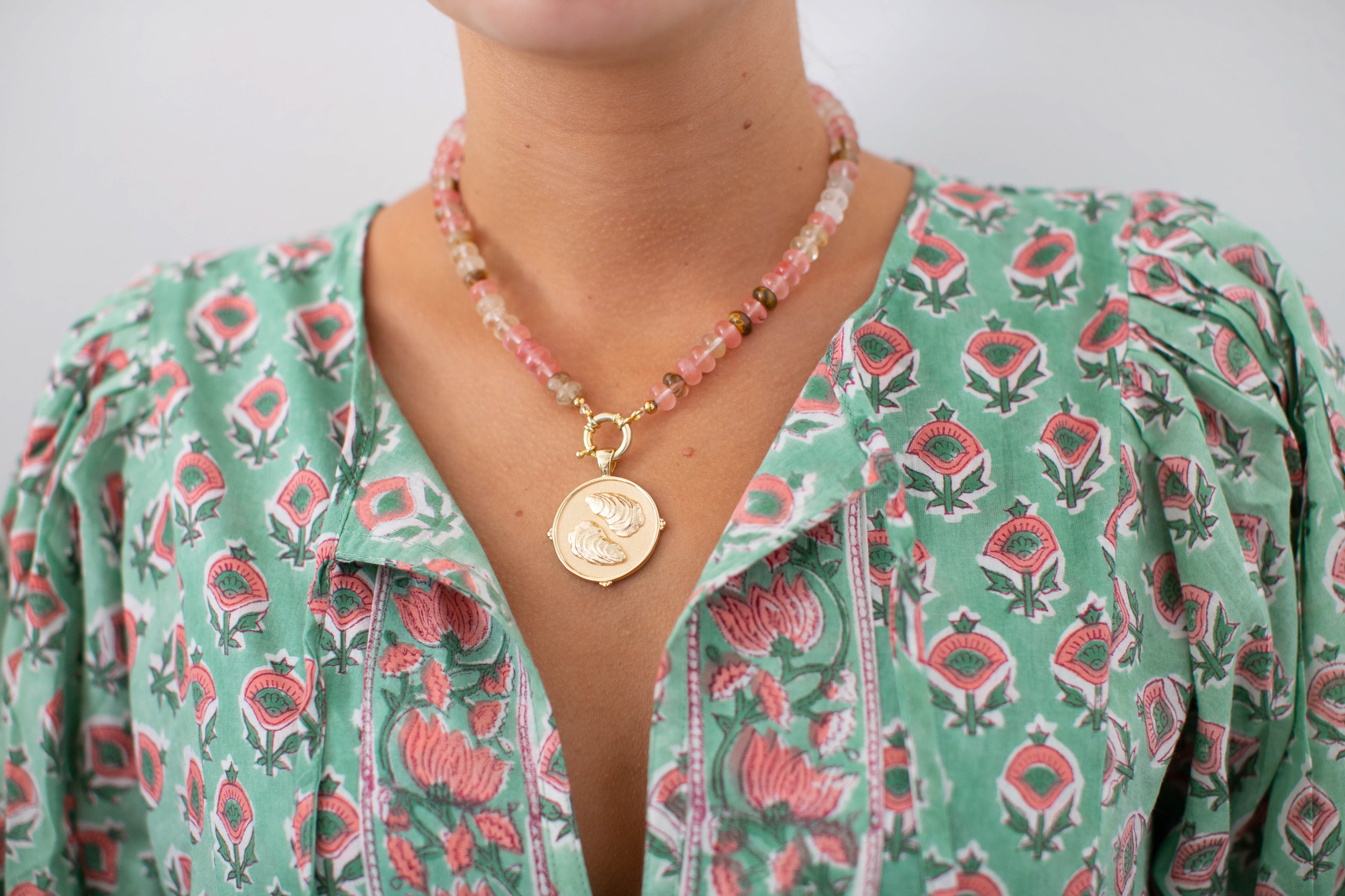 Pink Sands Gemstone Necklace