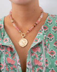 Pink Sands Gemstone Necklace